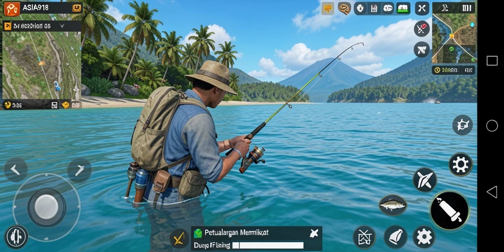 Tangkapan ikan yang mengesankan dalam gameplay ASIA918.