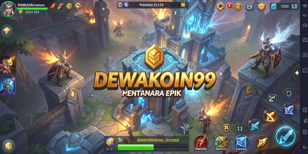 Gameplay seru DEWAKOIN99 dengan strategi Tower Defense.
