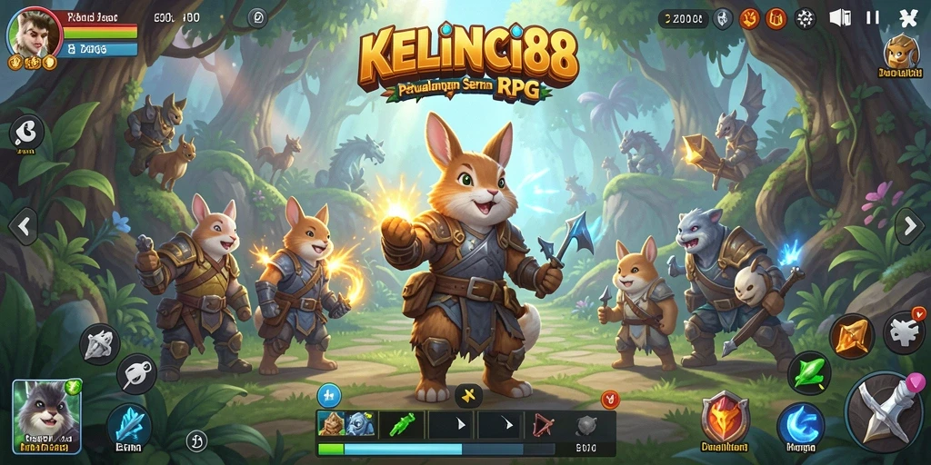 Gameplay KELINCI88 yang menarik di dunia RPG yang luas.