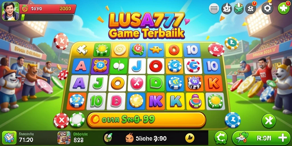 Tampilan gameplay menarik LUSA777 dengan suasana Bingo yang seru.