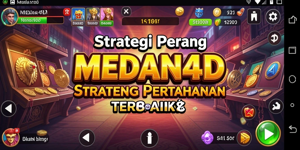 Tampilan gameplay <strong>MEDAN4D</strong> dengan strategi menara yang menarik.