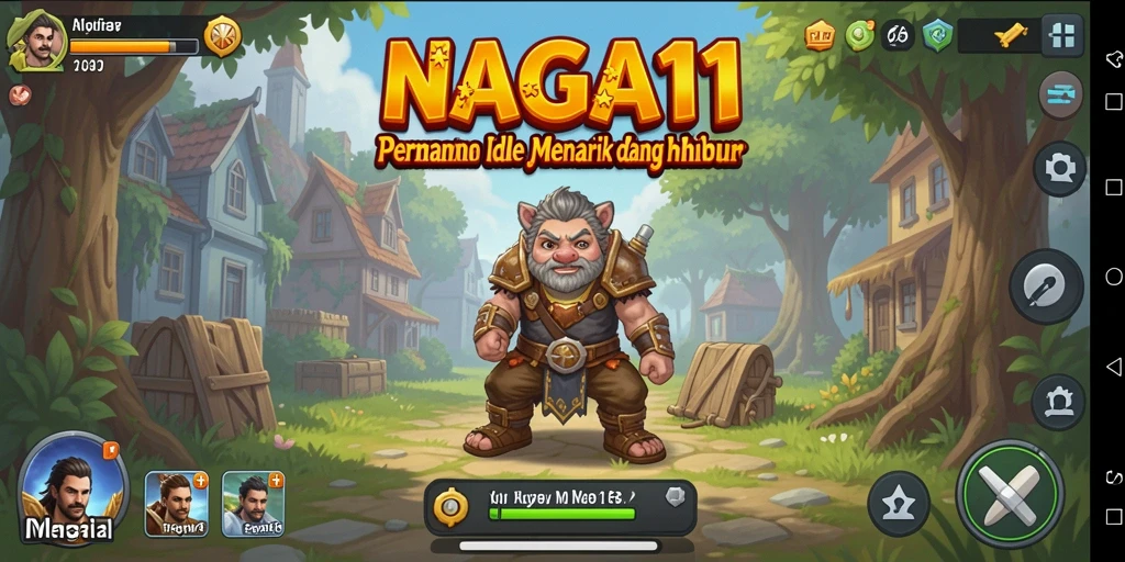 Tampilan gameplay NAGA11 yang mengasyikkan dan strategis.