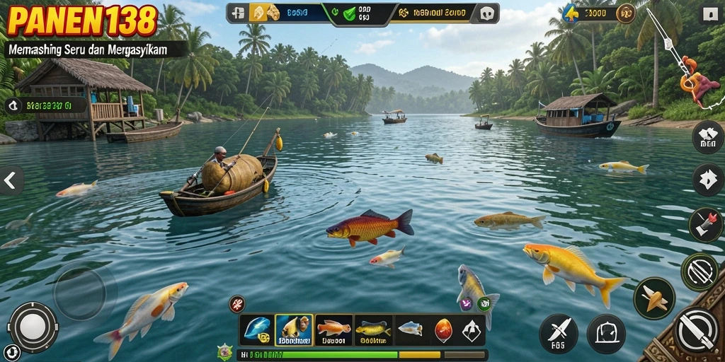 Tangkapan ikan yang fantastis dalam gameplay PANEN138.