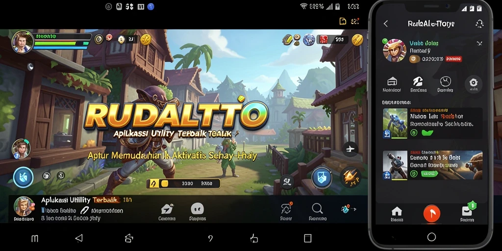 Screenshot utama RUDALTOTO menampilkan antarmuka aplikasi Utility yang intuitif.