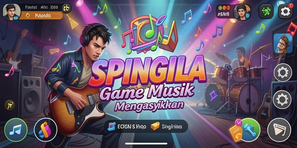 Tampilan gameplay SPINGILA yang seru dan interaktif.